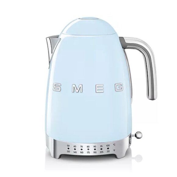 SMEG '50s Retro Style Variable Temperature Electric Kettle Tea Pot Blue - NEW - Picture 7 of 8